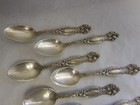 International Frontenac 1903 Set 8 Sterling Silver Demitasse Spoons No Monogram