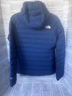 The North Face Belleview Stretch Blue 600 Down Hoody Jacket Women s Size Small
