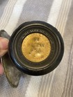 Vtg Universal Lamp Co Auto-lite Brass Carbide Miner s Lamp Springfield Il Usa