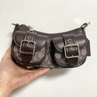 Coach Cbj00 Ashton Bag In Signature Jacquard Leather Oak maple Zip Outlet A  new