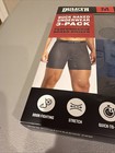 New Duluth Trading Buck Naked Boxer Brief 3 Pack Men s Medium Blue Gray Black