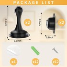 Door Stoppers 2pack Magnetic Door Stops Catch For Bottom Of Door  Wall And Floor