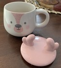 2019 China Starbucks Merry Christmas Pink Cute Deer Bear Mug With Lid Rare