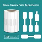 500pcs Jewelry Tags Roll Price Identify Jewelry Price Tags Stickers Labels Ring