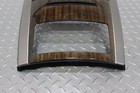 04-09 Cadillac Xlr-v Radio Trim Bezel W vents  aluminum dark Woodgrain  Notes