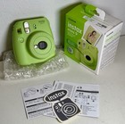New  Fujifilm Instax Mini 9 Lime Green Instant Film Camera W  Box Rare Color