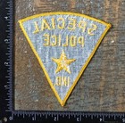 Vintage Special Police Indiana Shoulder Patch In Twill