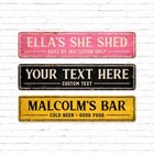 Custom Street Sign - Personalized Aluminum Sign - Custom Metal Sign  Name Sign