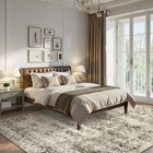 Beige Washable Rugs For Living Room 8 X 10 Large Living Room Rug Indoor Carpe   