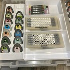 Lot Of 28 Cricut Cartridge With Keyboard Overlays W case As Shown