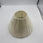 Ivory Fabric Lamp Shade Spider Fitter Bell Shape 8x12x9 Table Floor Lamp