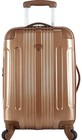 Travelers Club Polaris Hardside Metallic Spinner Luggage  Copper  3pcs 20 24 28