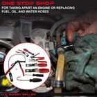10pc Hose Clamp Clip Remover Pliers Wire Long Reach Kit Fuel Oil Water Hose Tool