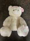 Fao Schwarz Sparklers Teddy Bear 10 Inch Soft Plush White Nwt Free Shipping