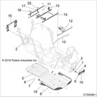 Polaris Cross Support Weld  Black  For Rzr Models  Genuine Oem - 1024071-329
