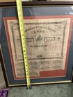 Original 1863 Confederate War Bond  1000 Jackson Framed And Matted 