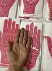 6 Henna Stencil Body Art Hand Mehndi  Arabic Tattoo 3 Pair  Reusable  Free Ship