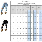 Women Ripped Denim Pencil Pants Ladies Skinny High Waist Jeggings Jeans Trousers