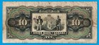  10 1912 Union Bank Of Canada Winnipeg Chartered Note Ch730-16-08  tear pinhole 
