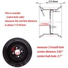 4 Pack 12x8 5 Rim Wheel Fit Kubota Rtv X900 X1100 X1120 X1140 4 110 Xg850 12 