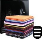 Wedding Set Mens Handkerchief Lot 20-pcs Assorted Silk Pocket Square Party New