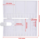 Watercolor Palette 33 Compartments Folding Paint Tray