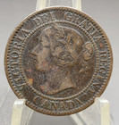 1859 Canadian Large Cent Penny Coin Canada Near 9   Key Date