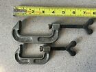 Jh Williams Tool Makers C-clamps Drop Forged Lot Of 8  202   203 Machinist Tools