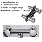 Rv Shower Faucet With Hose And Shower Head metal Camper Chrome On off Switch