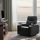 Nestfair Power Motion Recliner With 2 Cup Holders And 360  