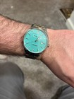 Mathie Tissot Swiss Automatic Men   s Watch Tiffany Waffle Dial