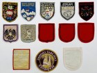 Lot Of 13 Vintage 1950s   60s European Travel Souvenir Patch  Deutschland Austria