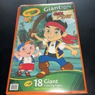 Crayola Disney New 2013 14 Cars Planes   Jake Pirates Giant Coloring Books Rare