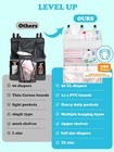 Hanging Diaper Caddy Organizer Crib Organizerspacious Baby Girl boy Diaper Organ