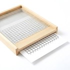 Api 10 Frame Compatible Beehive Screened Mite Pest Control Bottom Board  Brown