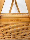 Vntg Longaberger 2000 Founder s Market Basket   to Dad With Love   W lid   Prot