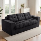 Maxyoyo Corduroy Boneless Couch  giant Bean Bag Chair Sofa With Pillows