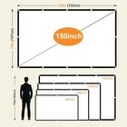 Pantalla De Proyector Electrica 150 Pulgadas Hd 4k Para Proyectores En Oferta
