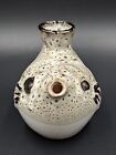 Vintage Ashtray Or Incense Dish Ceramic Mid Century Japanese Pufferfish