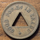 Great Falls  Montana Mt Silver Dollar  bar Or Saloon  Good For 5   Trade Token