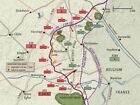 Rare  Wwi 1917 Battle Of Messines British Expeditionary Force Marked Trench Map