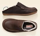 New Olukai Men s Moloa Slipper Dark Wood   Dark Wood Style 10252-6363 - Size 12