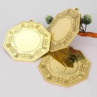 2pcs Pure Copper Bagua Mirror Traditional Feng Shui Ornament Concave Bag