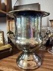 Vintage Silver Plated Champagne Bucket  Wine Or Beverage Chiller  Ice Bucket