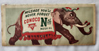 Vintage 1946 Conoco Official Wv Va Md De Lithograph T3 Road Map W  Elephant