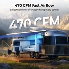 Rv Air Conditioner 11000-15000btu Rooftop Camper Ac Unit For Cooling   Heating