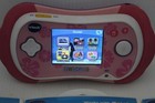 Vtech Mobigo 2 Touch Learning System With 3 Disney Game Cartridges Pink purple