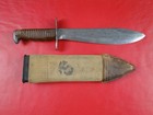 Knife U s  Model 1917 Bolo With U s m c  Marked Blade And Scabbard   sma3575 