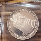 1977 Israel Brotherhood Silver Coin 25 Lirot In Mint Holder W coa