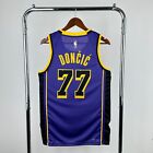 New With Tags Luka Doncic  77 Youth L La Lakers Purple Jersey Basketball